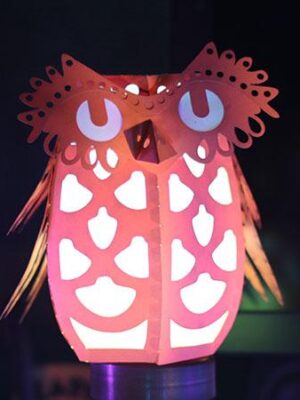 Diseño de Corte Láser de Búho en Papel (PDF)