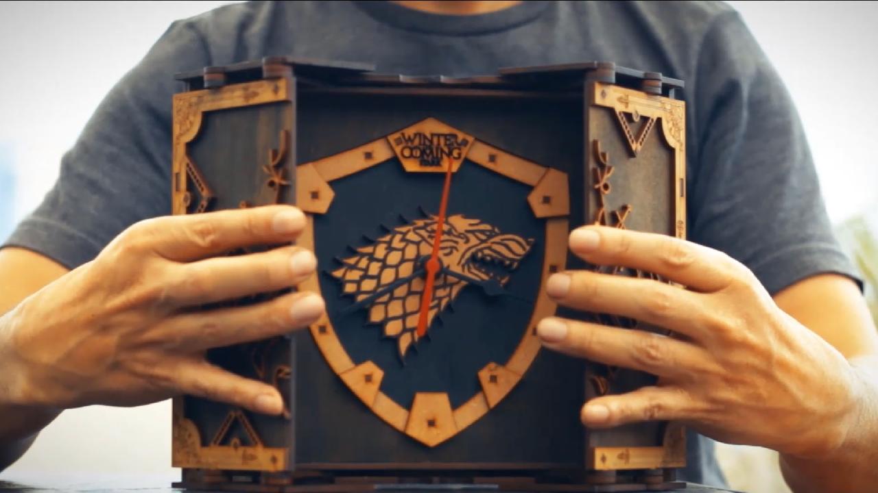 Caja Reloj Juego de Tronos