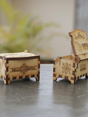 Caja miniatura en corte laser (PDF)