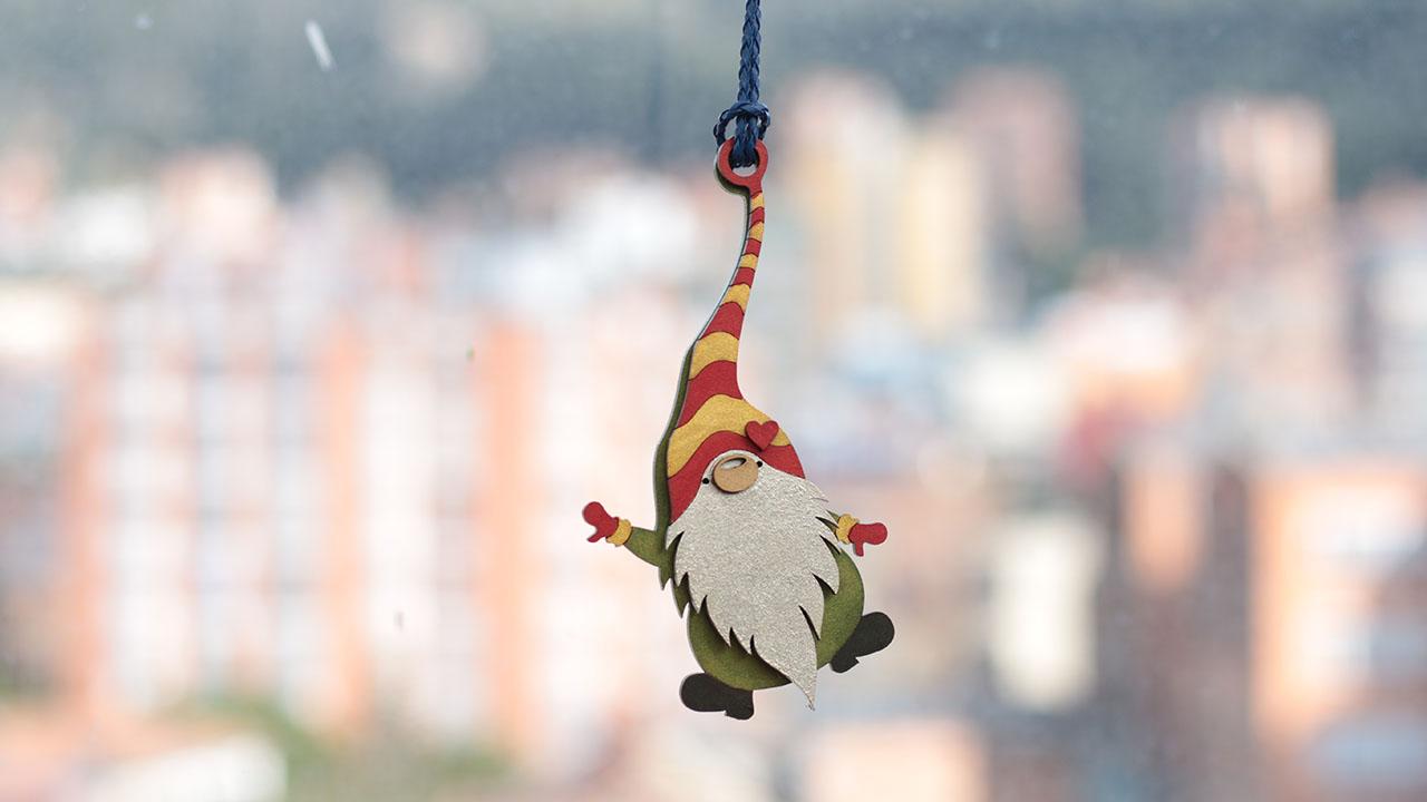 Gnomos Navideños Colgantes