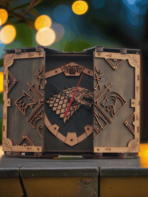 Caja Reloj Juego de Tronos para corte Laser (PDF)