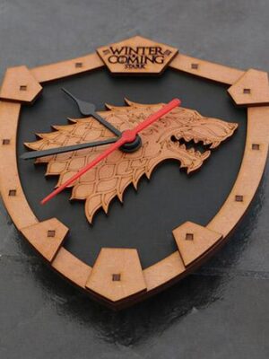 Reloj Juego de tronos para corte laser (PDF)