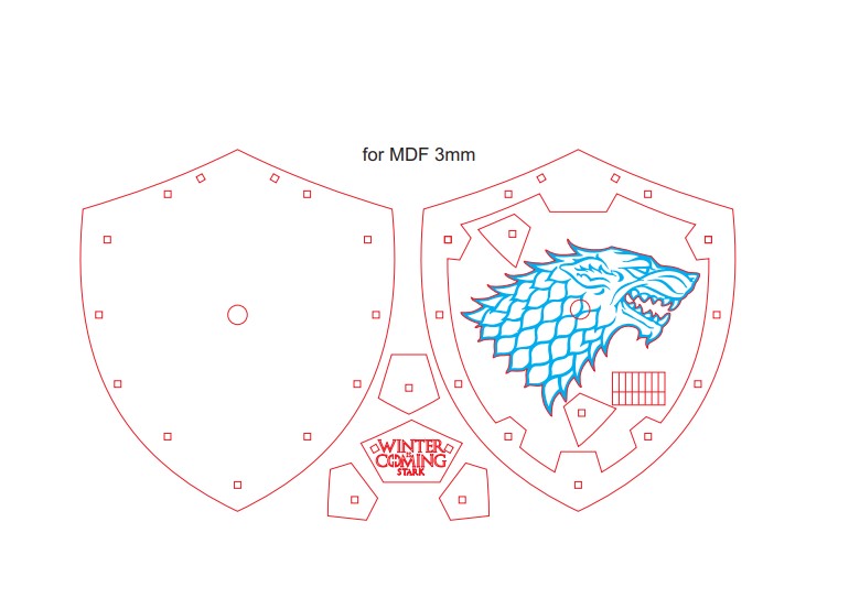 Caja Reloj Juego de Tronos