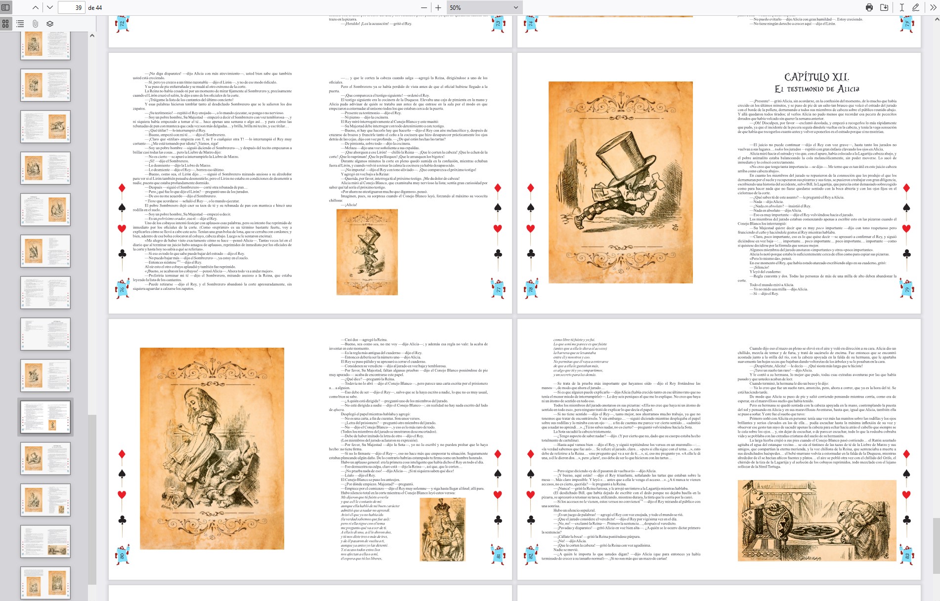 Caja Libro Alicia en el País de las Maravillas