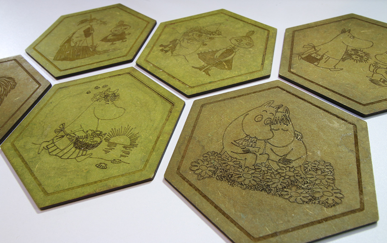 Portavasos Hexagonales Moomins