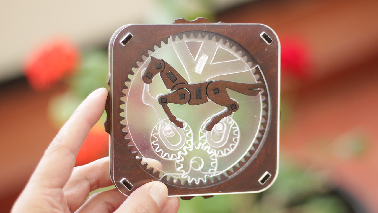 Portavasos Caballo Mecánico